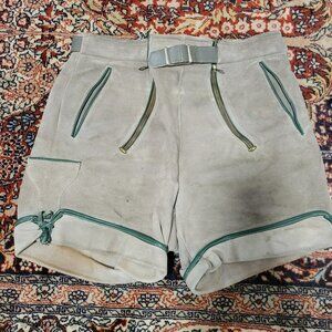 Men's Vintage Traditional German Lederhosen Size 30" waist